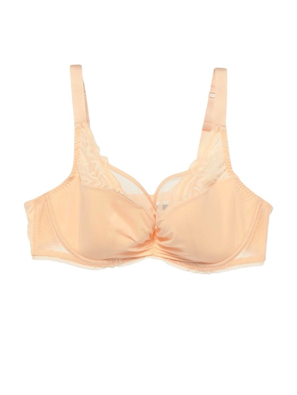 Light Pink Triangle Bralette with Lace-Trim